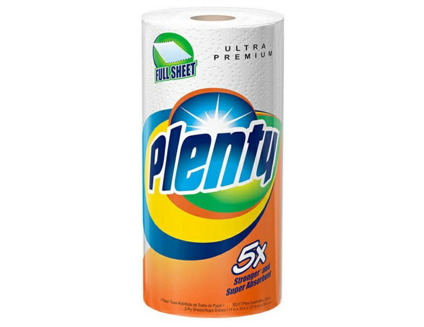 Plenty Toalla de Papel 90 Sheets 1 Roll