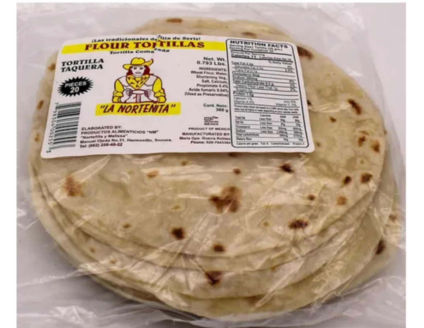 Nortenita Tortilla de Maiz Blanco 27