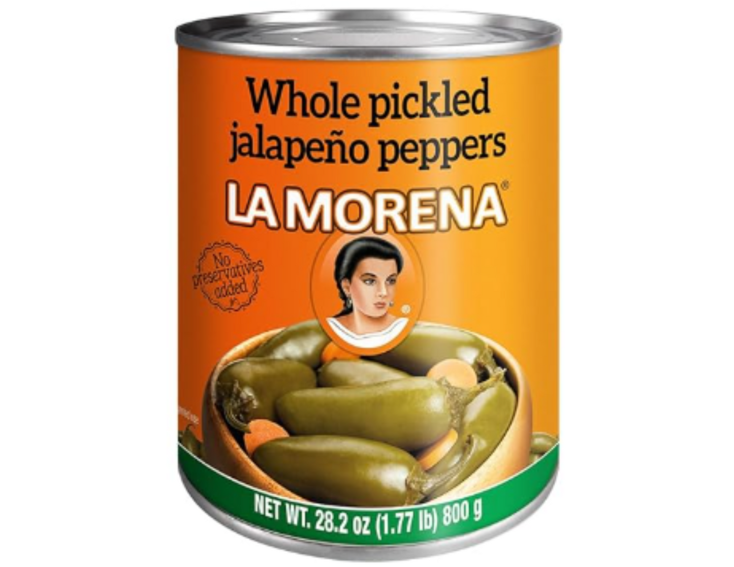 La Morena Jalapeño Entero (Whole) 28 oz