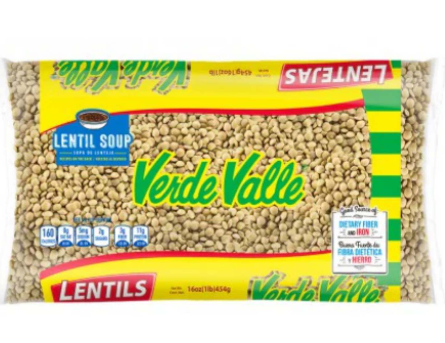 Verde Valle Lentejas 1 lb