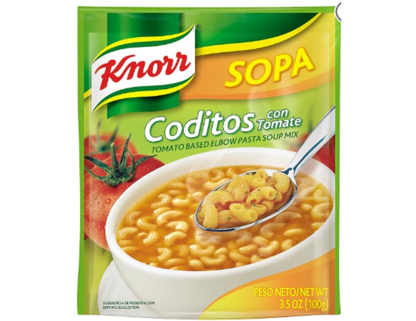 Knorr Sopa Mix Coditos Tomate 3.5 oz