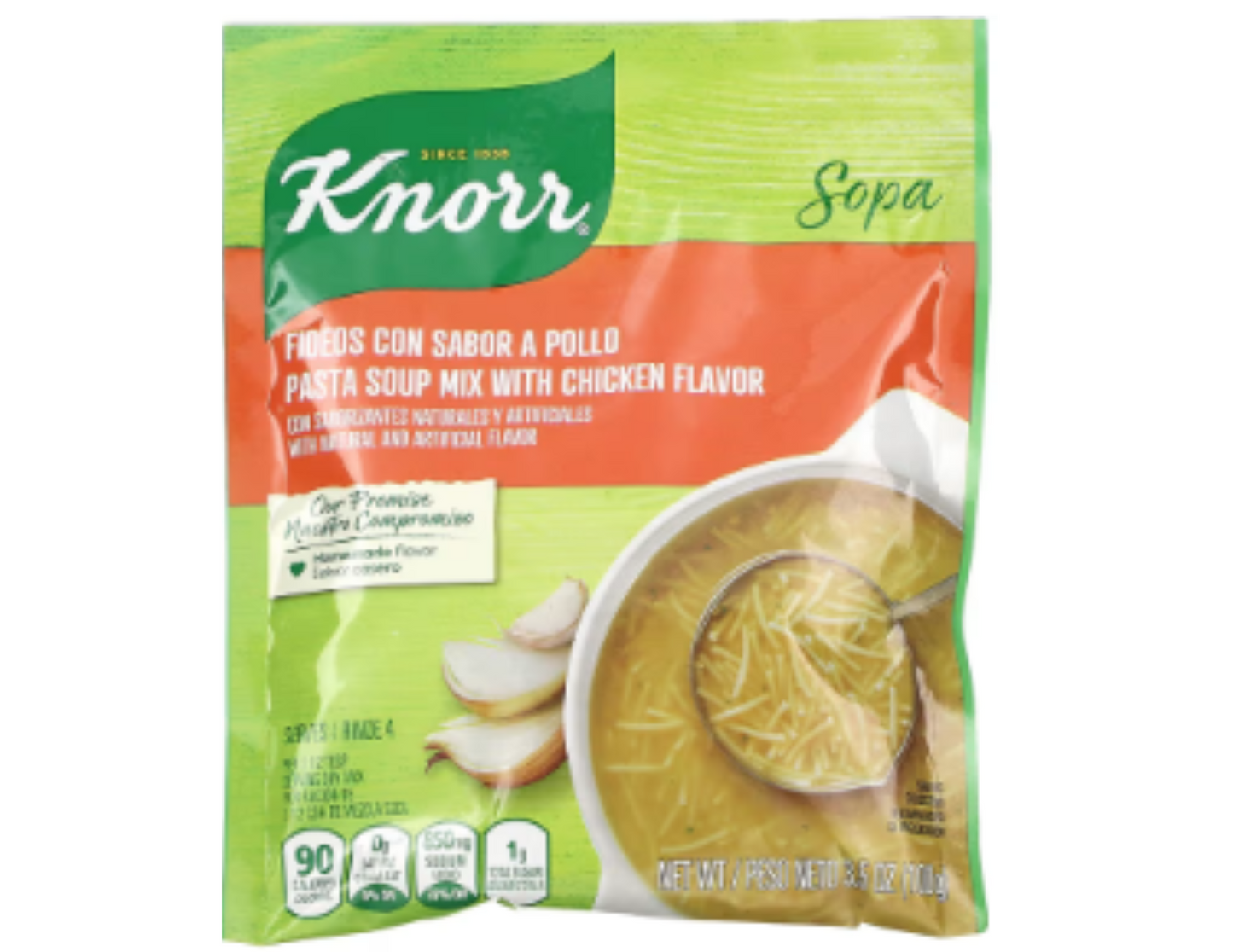 Knorr Sopa Mix Fideos Pollo 3.5 oz