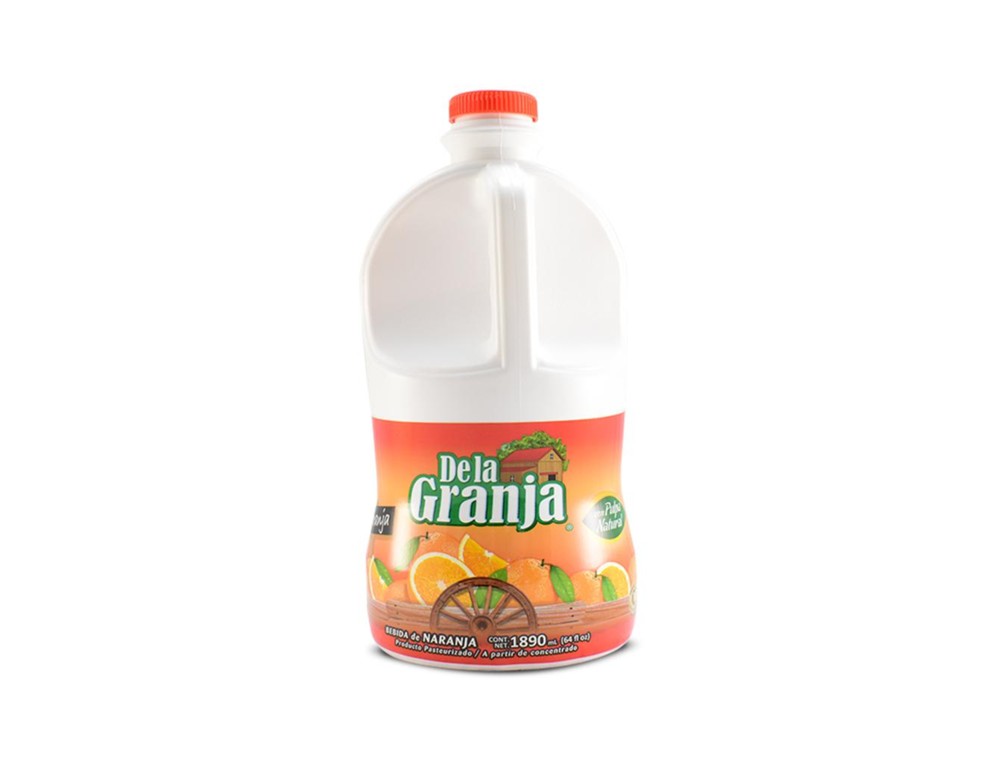 De la Granja Jugo Sabor a Naranja 4/64 fl oz (1890 ml)