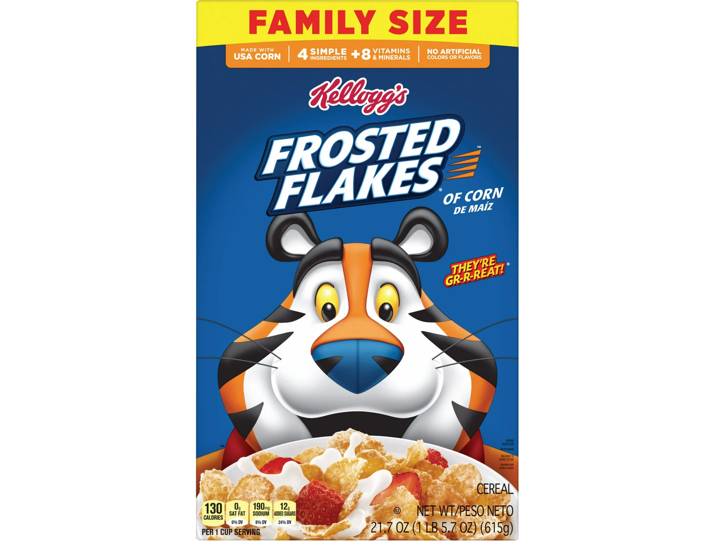 Kellogg's Frosted Flakes Cereal 21.7 oz