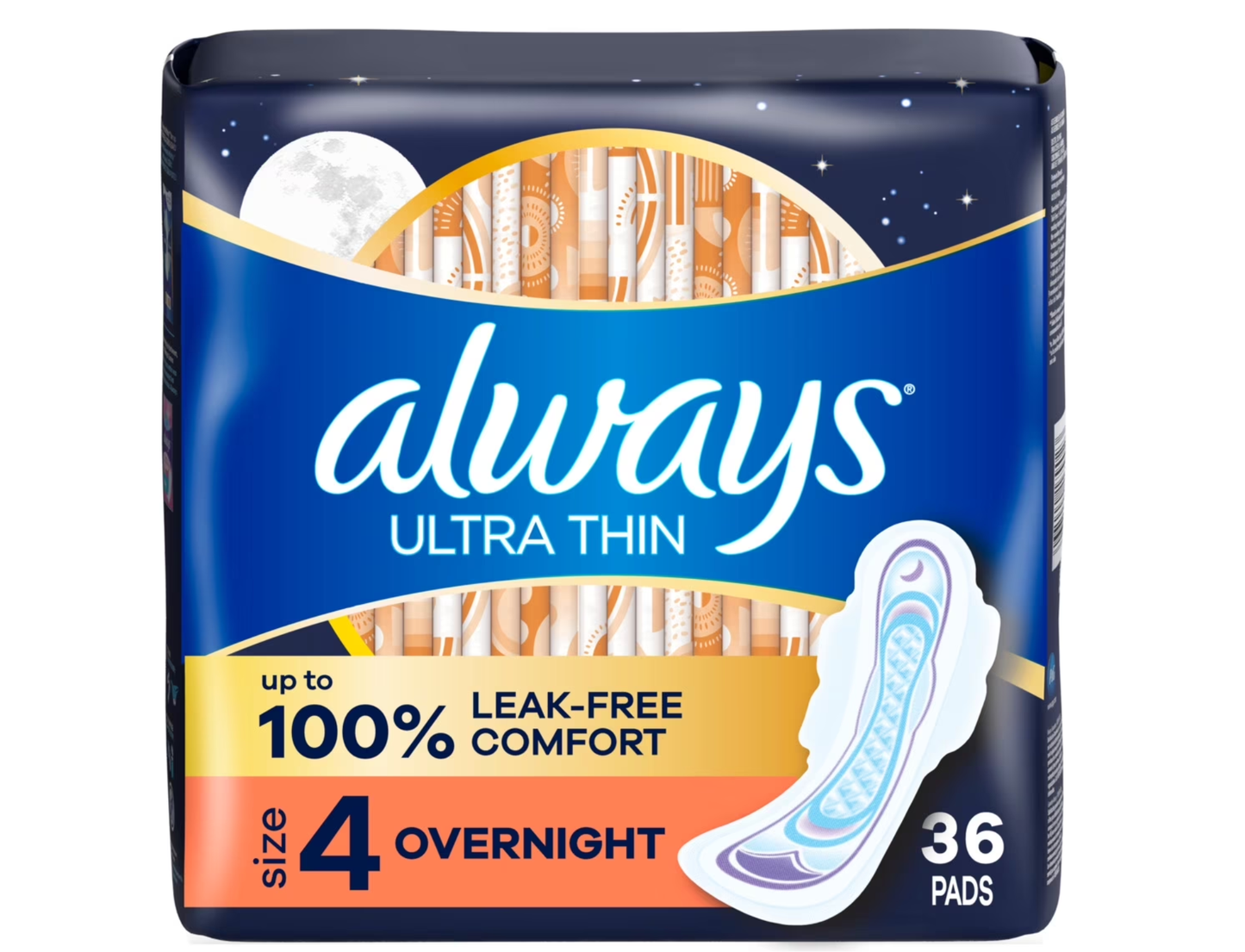 Always Ultra Thin Overnight 36 Unit