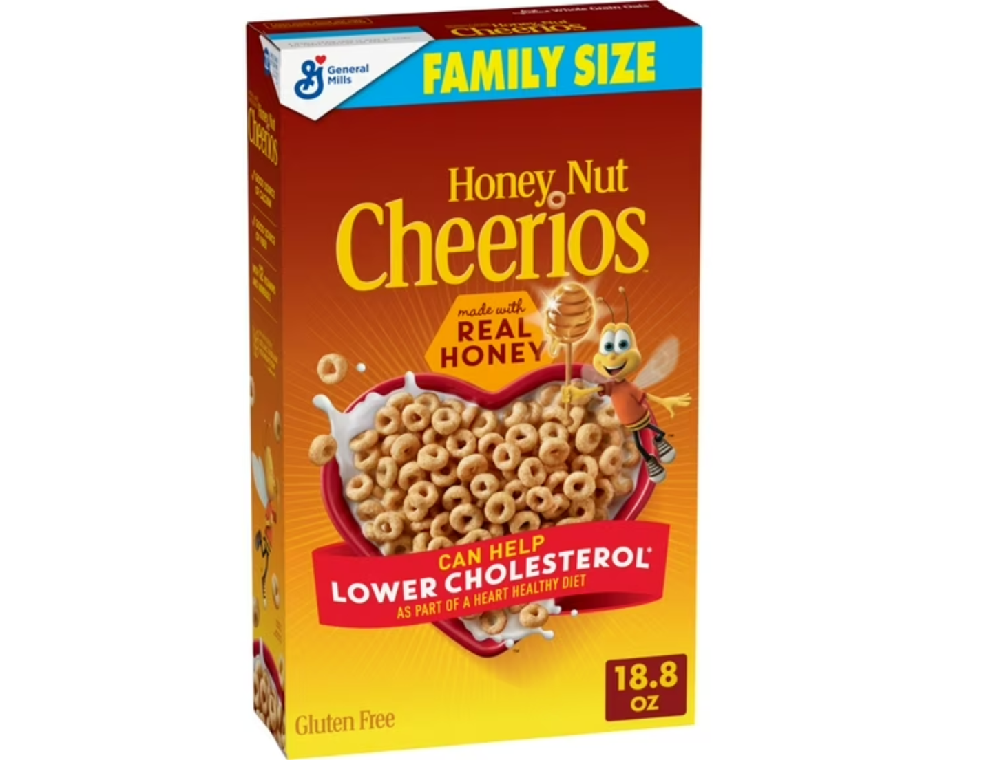 Honey Nut Cheerios, Cereal sin Gluten 18.8 oz