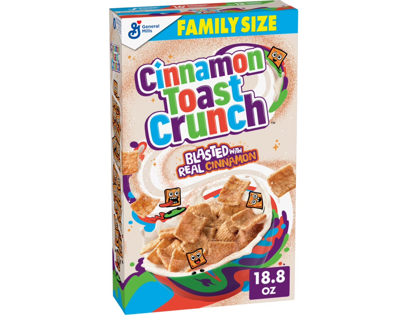 Cinnamon Toast Crunch Breakfast Cereal de Canela 18.8 oz