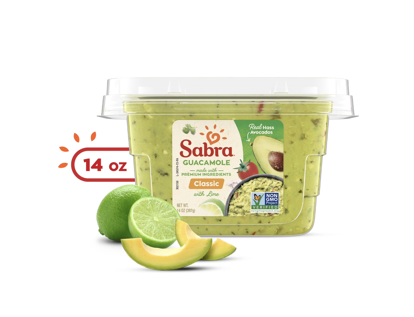 Sabra Guacamole Clásico 14 oz