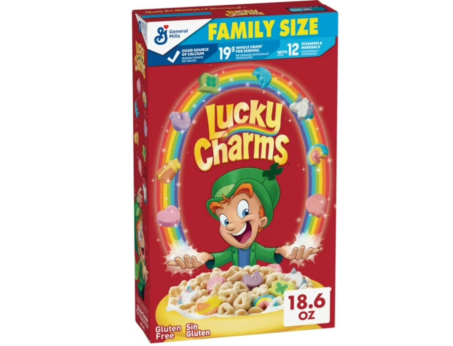 Lucky Charms Cereal sin Gluten con Malvaviscos 18.6 oz