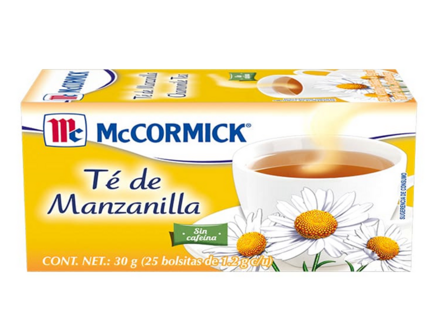 McCormick Te Manzanilla Caja con 25 Sobres