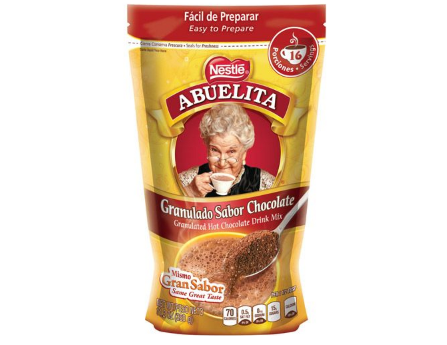 Nestle Abuelita Granulado Sobre Chocolate 11 oz