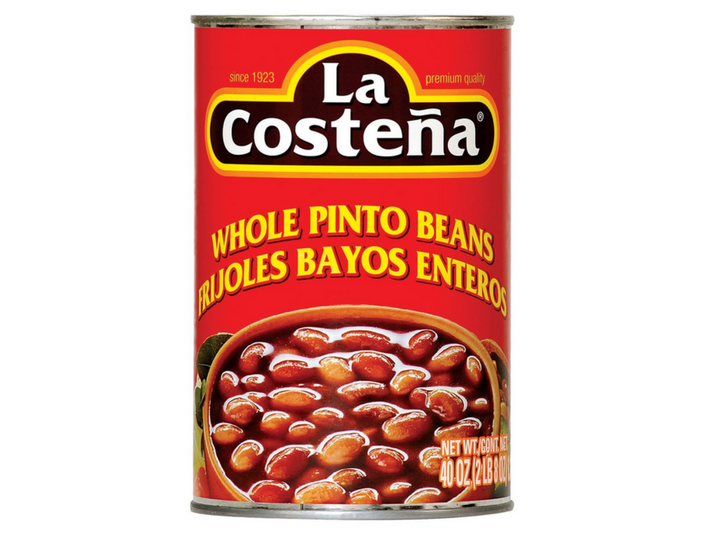 La Costena Frijoles Pintos Enteros 40 oz