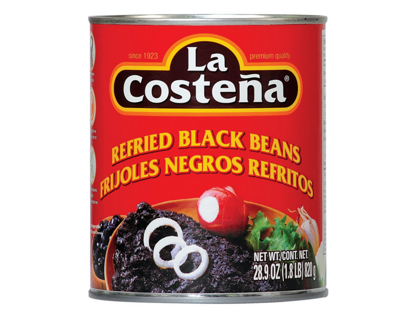 La Costena Frijoles Refritos Negros 28.9 oz