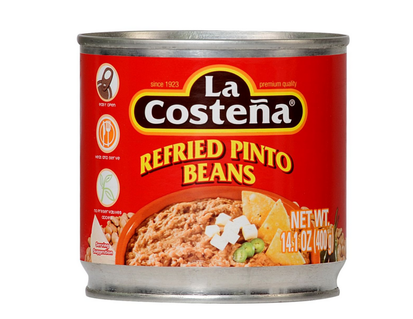 La Costena Frijoles Refritos Pintos 14.1 oz