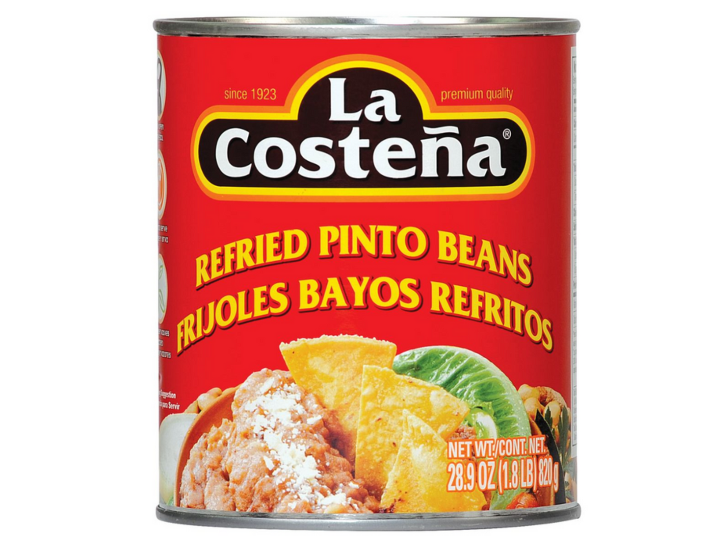 La Costena Frijoles Refritos Pintos 28.9 oz