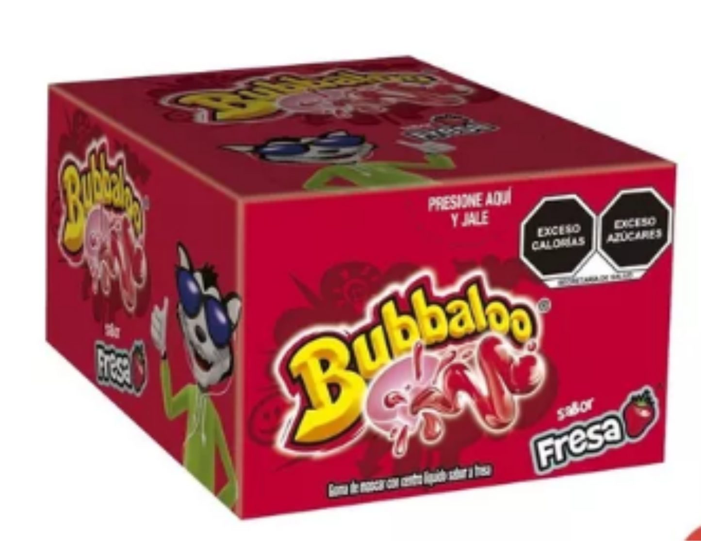 Bubbaloo Strawberry Caja con 47 ct