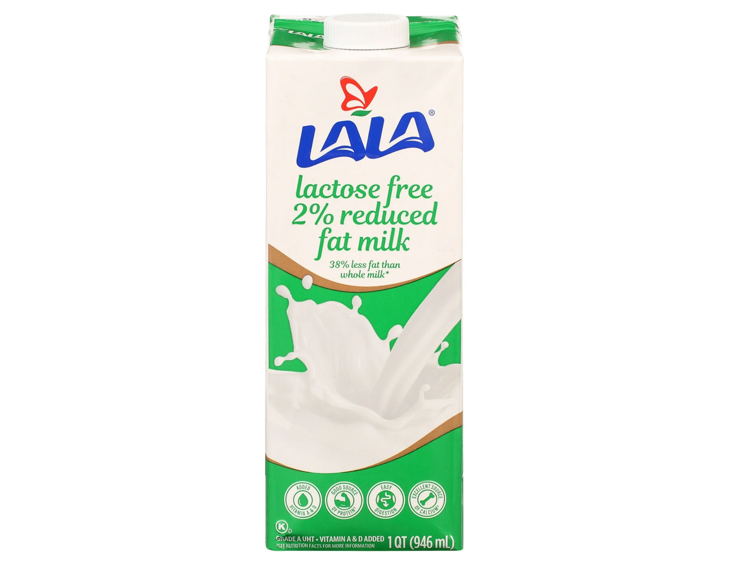 Lala Leche Deslactosada Reducida en Grasa 32 oz