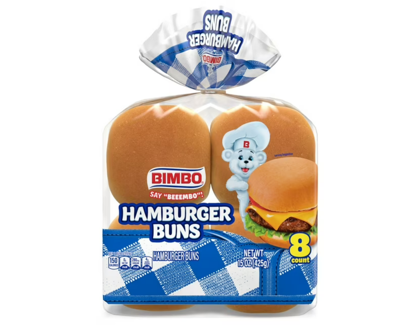 Bimbo Pan de Hamburguesas - 8 ct