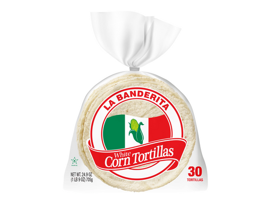 La Banderita Tortillas de Maiz 30 ct