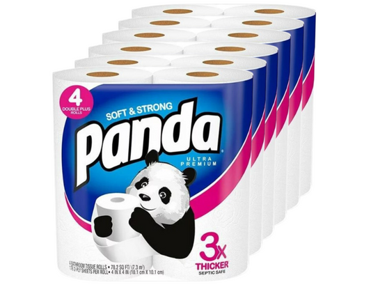 Panda Papel Higienico 6/4 ct