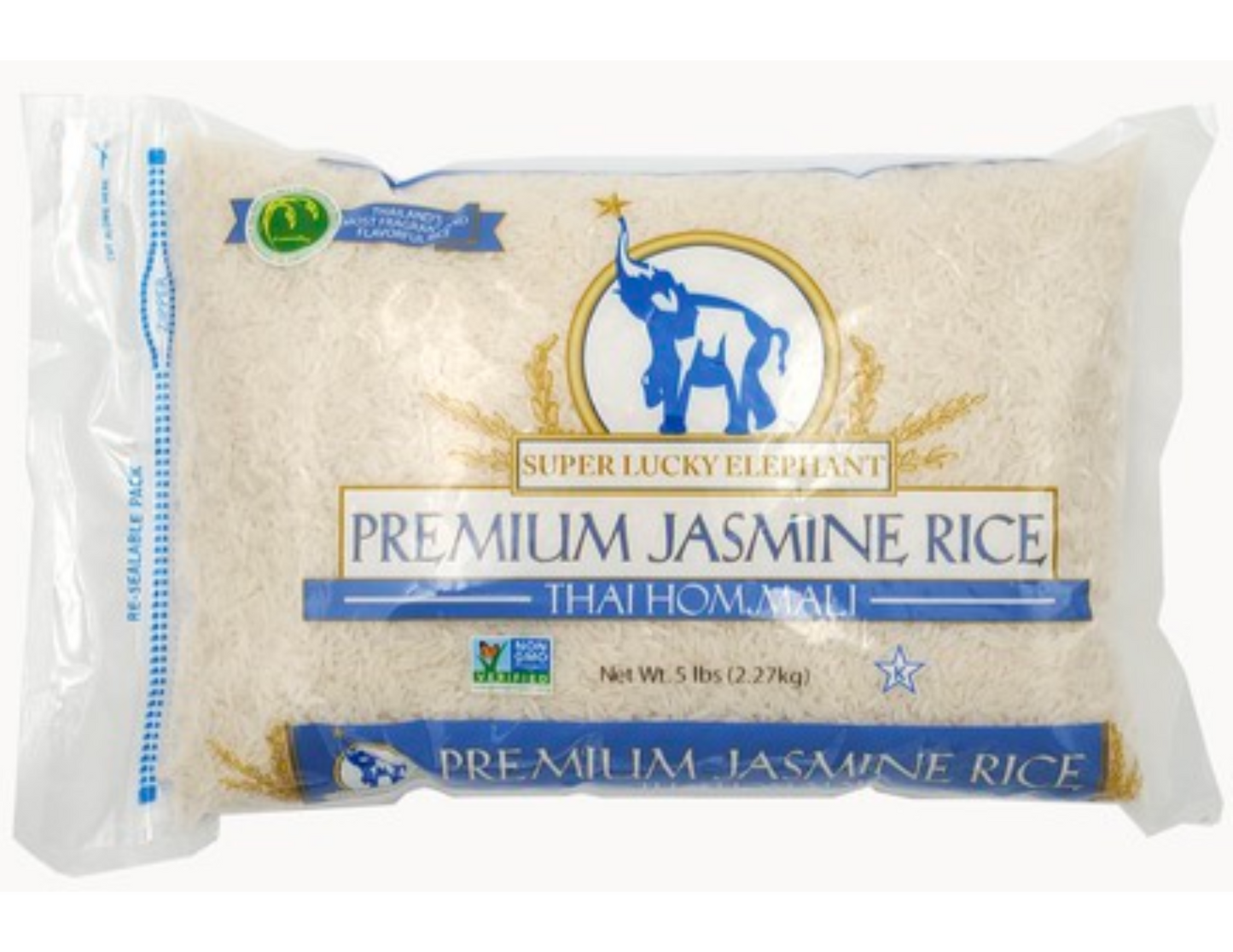 Super Lucky Elephant Arroz Jasmin 5 lb
