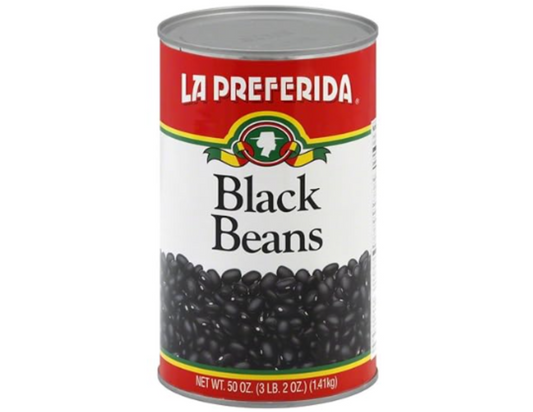 La Preferida Frijoles Negros Entero 50 oz
