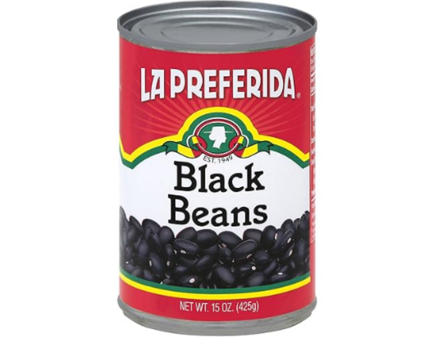 La Preferida Frijoles Negro Entero 15 oz