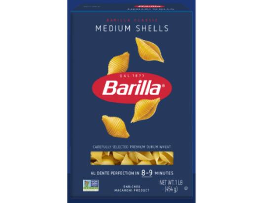 Barilla Medium Shells Pasta 16 oz