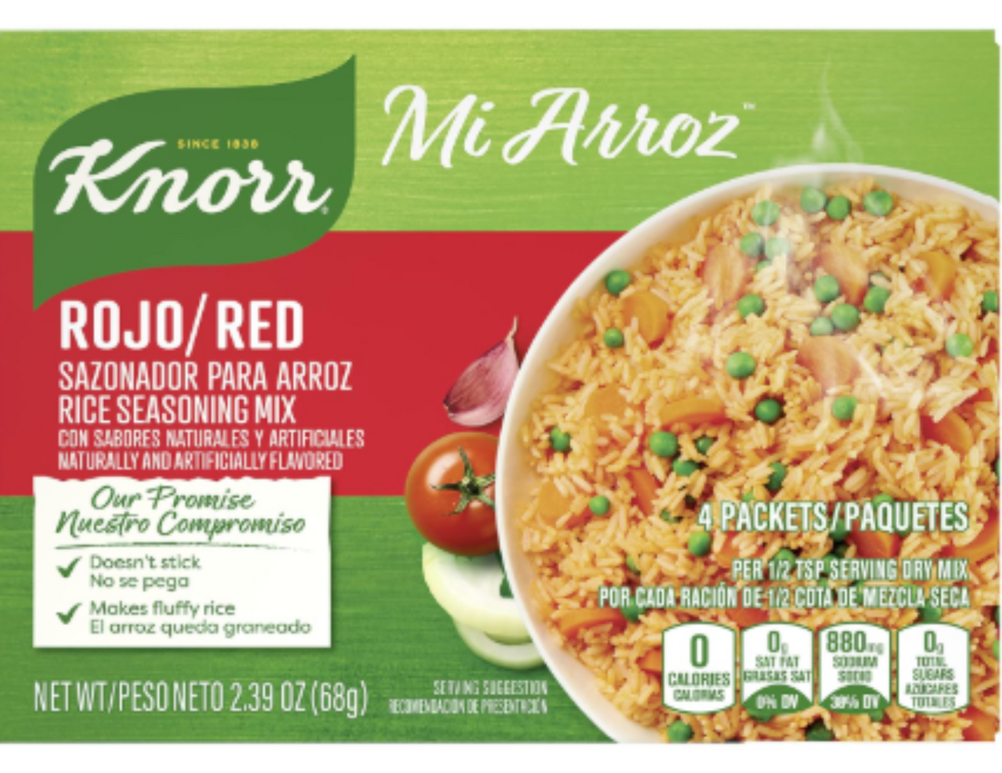 Knorr Mi Arroz Rojo 2.39 oz