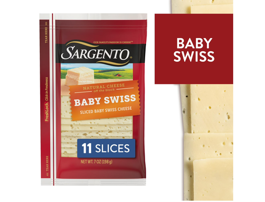 Sargento Cheese Baby Swiss 7gr