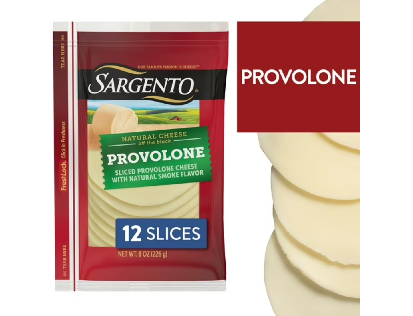 Sargento Provolone con Sabor a Humo 12 8oz