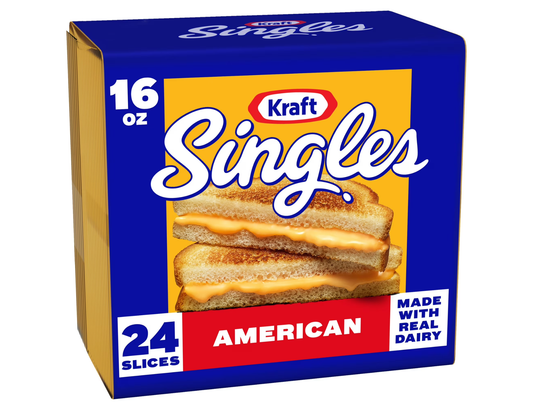 Kraft Singles Americanas Paquete de 24 Unidades