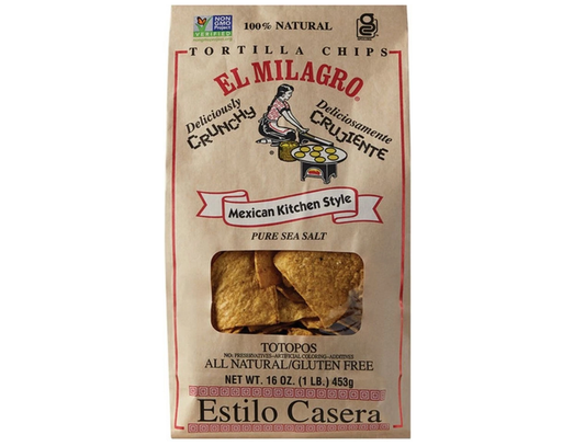 El Milagro Totopos - Chips 1 lb