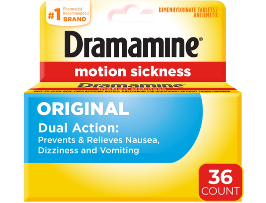 Dramamine Original 36 Tabletas