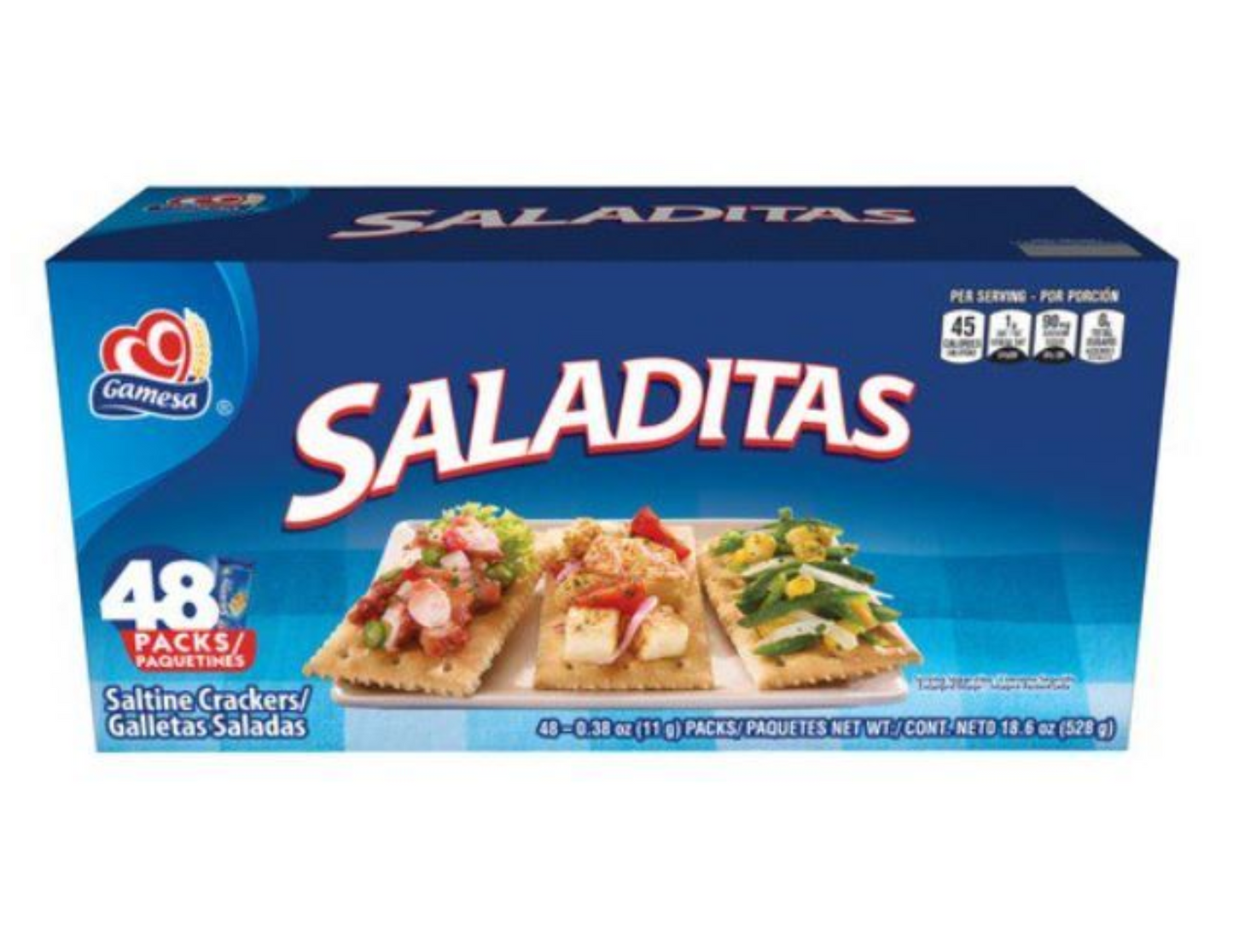 Gamesa Saladitas Caja 16.02 oz