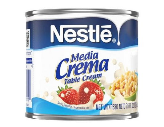 Media Crema Nestle 7.6 oz (225 gm)